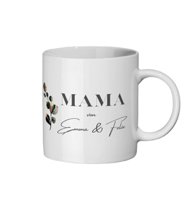 Tasse "Mama" mit Blumenknospen - Juniageschenke