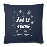 Weihnachtskissen "Let it snow" - Juniageschenke