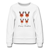 Weihnachts-Sweatshirt, gefüttert, für Mama "Rentierfamilie" - Juniageschenke