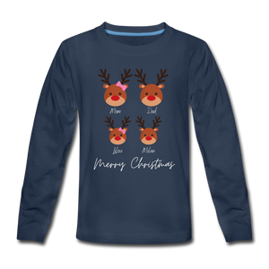 Weihnachts-Sweatshirt für Kinder "Rentierfamilie" - Juniageschenke