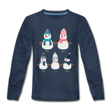 Weihnachts-Sweatshirt für Kinder "Schneefamilie" - Juniageschenke