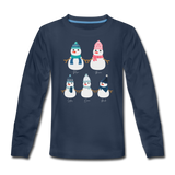 Weihnachts-Sweatshirt für Teens "Schneefamilie" - Juniageschenke