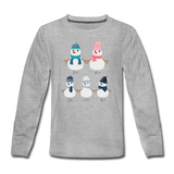 Weihnachts-Sweatshirt für Teens "Schneefamilie" - Juniageschenke