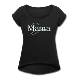 T-Shirt "Mama" mit Namen in blau - Juniageschenke